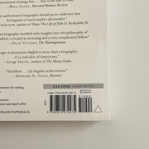 Buffet The Making of an American Capitalist Published 2008 - Picture 12 of 13